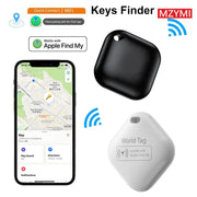 MZYMI F2 Portable GPS Tracking Works With Apple Find My Anti Loss Smart Tracker Device Key Finder Locator Alarm Reminder