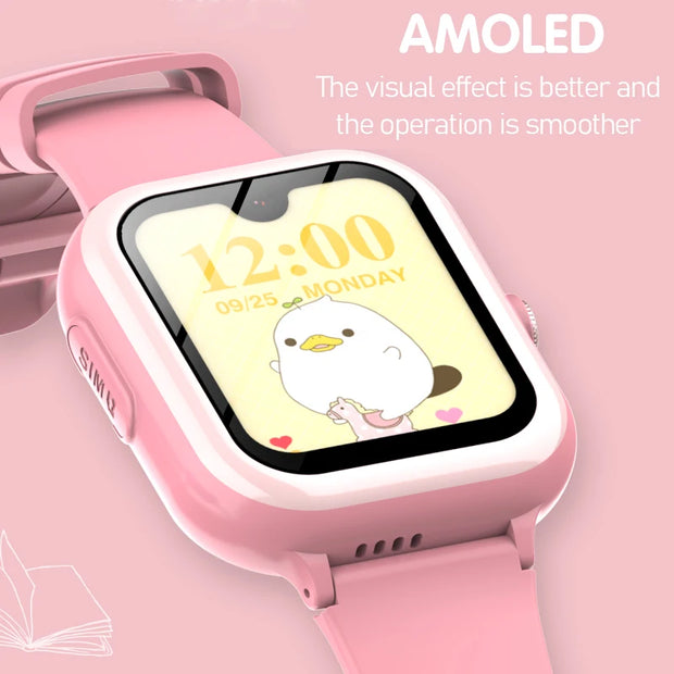 Wonlex  KT31 Smart Watch for Children 4G SOS WIFI GPS  Anti-Lost Tracker Video Call 900mAh Battery Kids SmartWatch Whatsapp