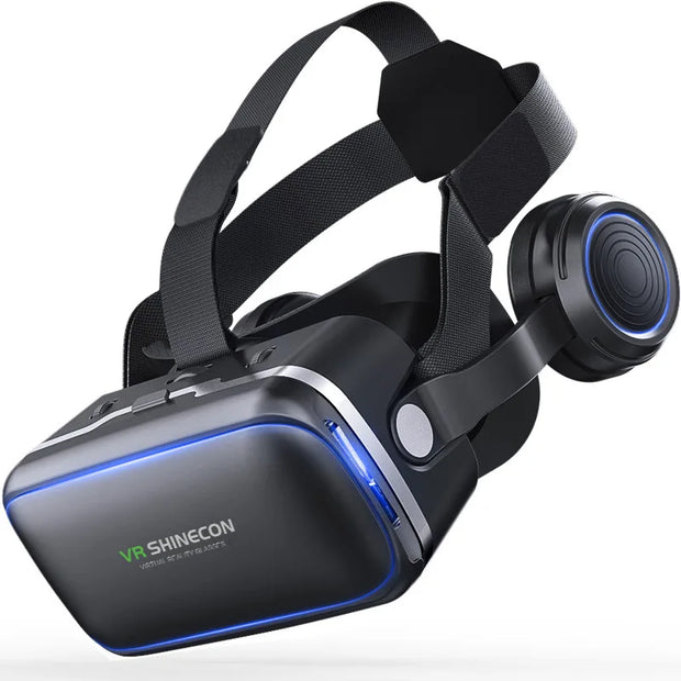 VR SHINECON G04E vr glasses mobile phone special 3d glasses virtual reality theater headset