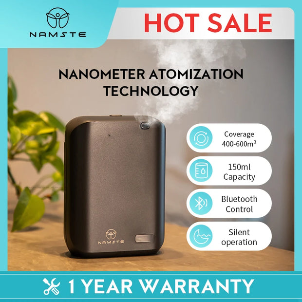 Namste 400m³ Machine Oil Diffuser Aroma Diffuser For Home Air Fresheners Sprayer Aromatherapy Scent Device Smart Essential Oils