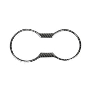 For Ford Mustang GT 2015-2021 Car Accessories Carbon Fiber Interior Car Water Cup Holder Decoration Frame Trim Cover Sticker