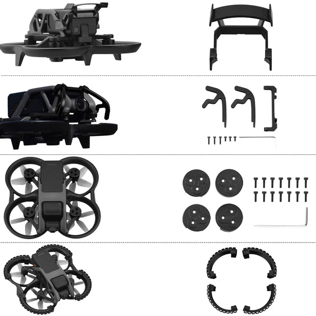 Propeller Guard For DJI Avata Drone Protector Bumper Rings Propeller Anti-drop Lightweight Protection Cover For Avata  Accessory