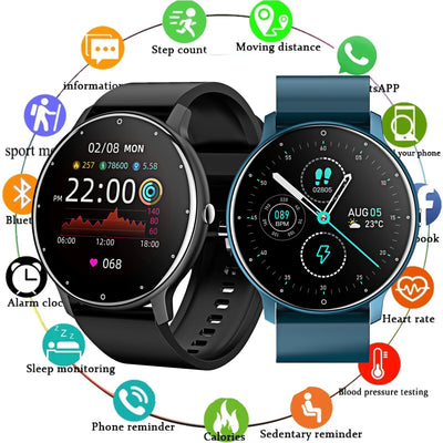 New ZL02D Smart Watch Women Men Sport Fitness Smartwatch Waterproof Sleep Heart Rate Monitor Watches Bluetooth for ios Android