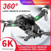 RG101 Max Drone Laser Obstacle Avoidance 5G With FPV 6k Dual Camera GPS HD Aerial Photography Brushless Motor Four Axis 3000m