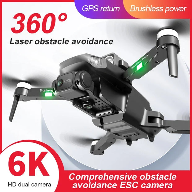 RG101 Max Drone Laser Obstacle Avoidance 5G With FPV 6k Dual Camera GPS HD Aerial Photography Brushless Motor Four Axis 3000m